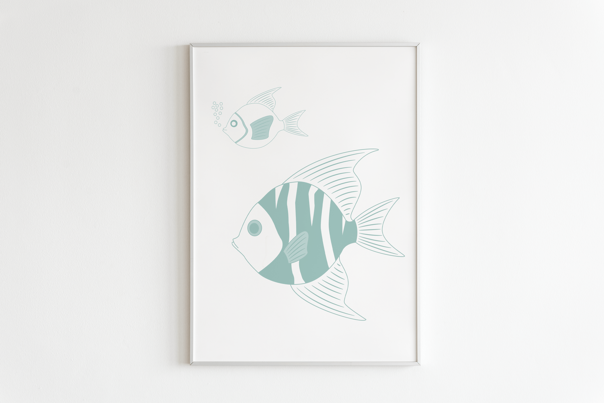 Poster moeder vis