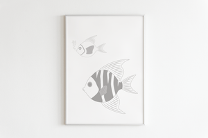 Poster moeder vis