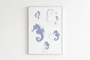 Poster zeepaardjes