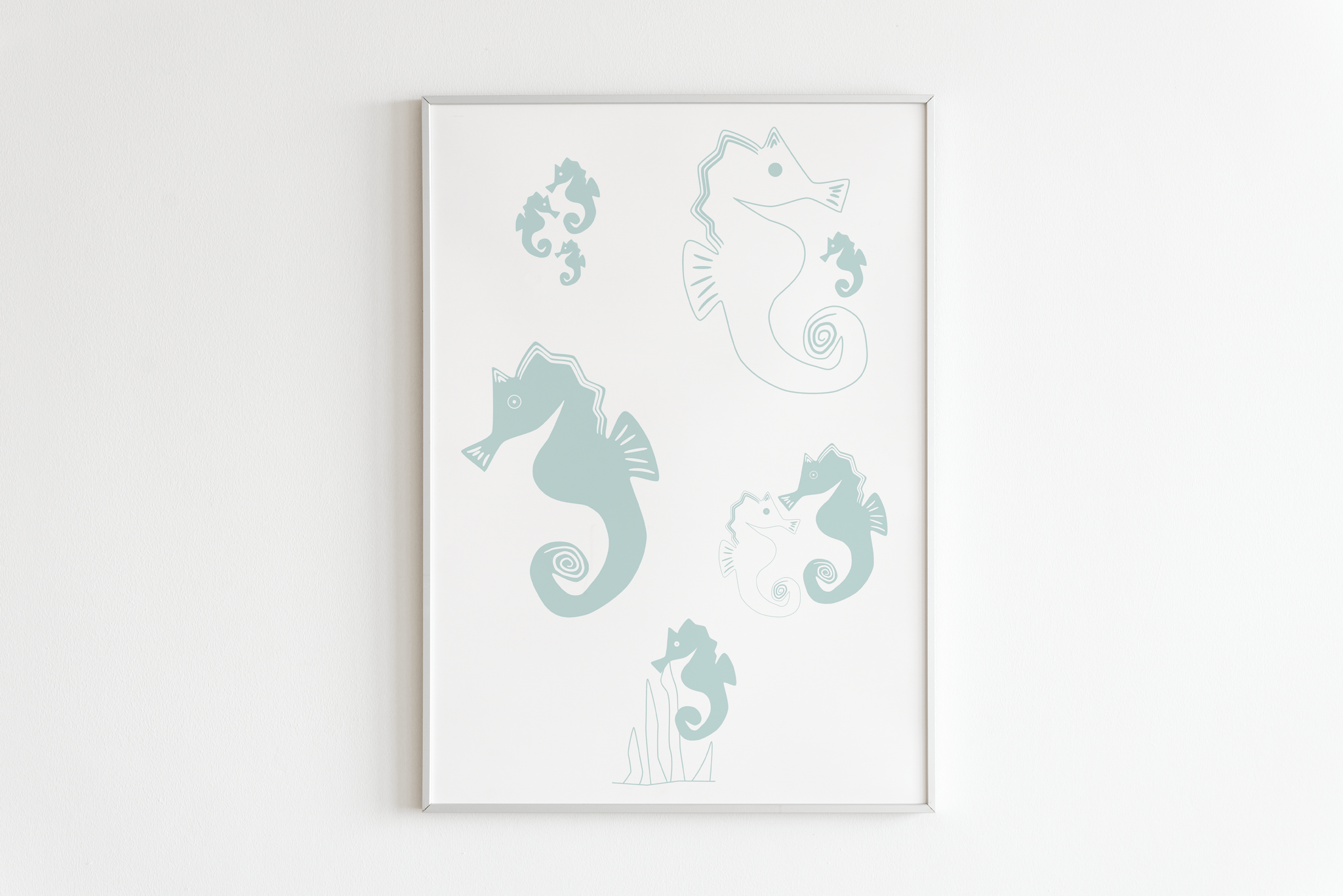Poster zeepaardjes